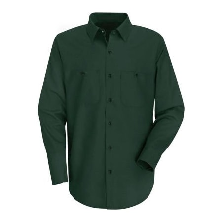 Vf Imagewear Red Kap Men's Wrinkle-Resistant Cotton Work Shirt Long Sleeve Regular-XL Spruce Green SC30 SC30SGRGXL